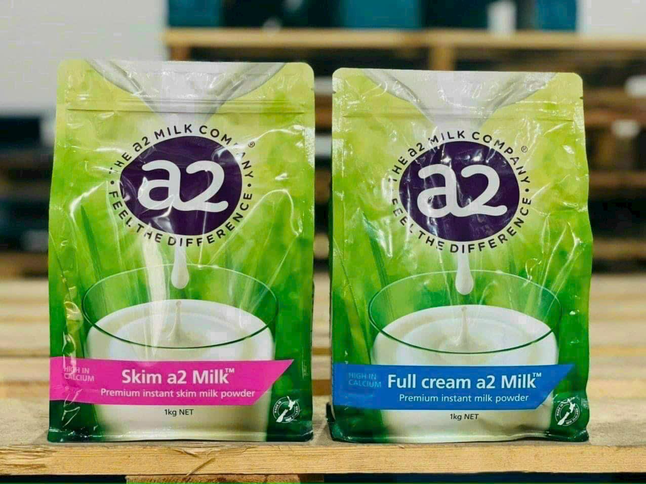 Sữa tươi dạng bột A2 Skim tách béo, tách kem - túi 1kg